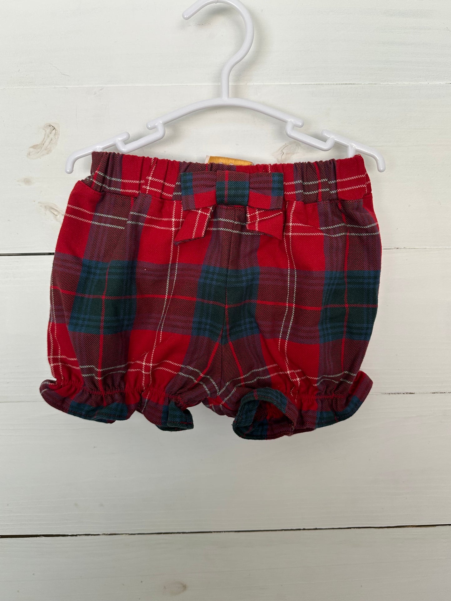 2T - TBBC Tartan Plaid Shorts/Bloomers with Bow