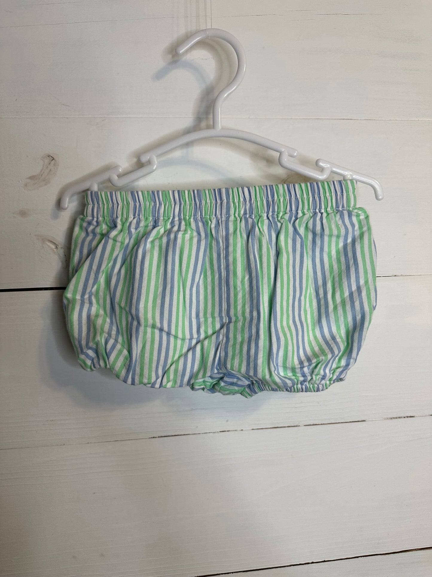 9M - Grace & James 2 Piece Set - Diaper Cover and Matching Button Up Shirt with Peter Pant Collar