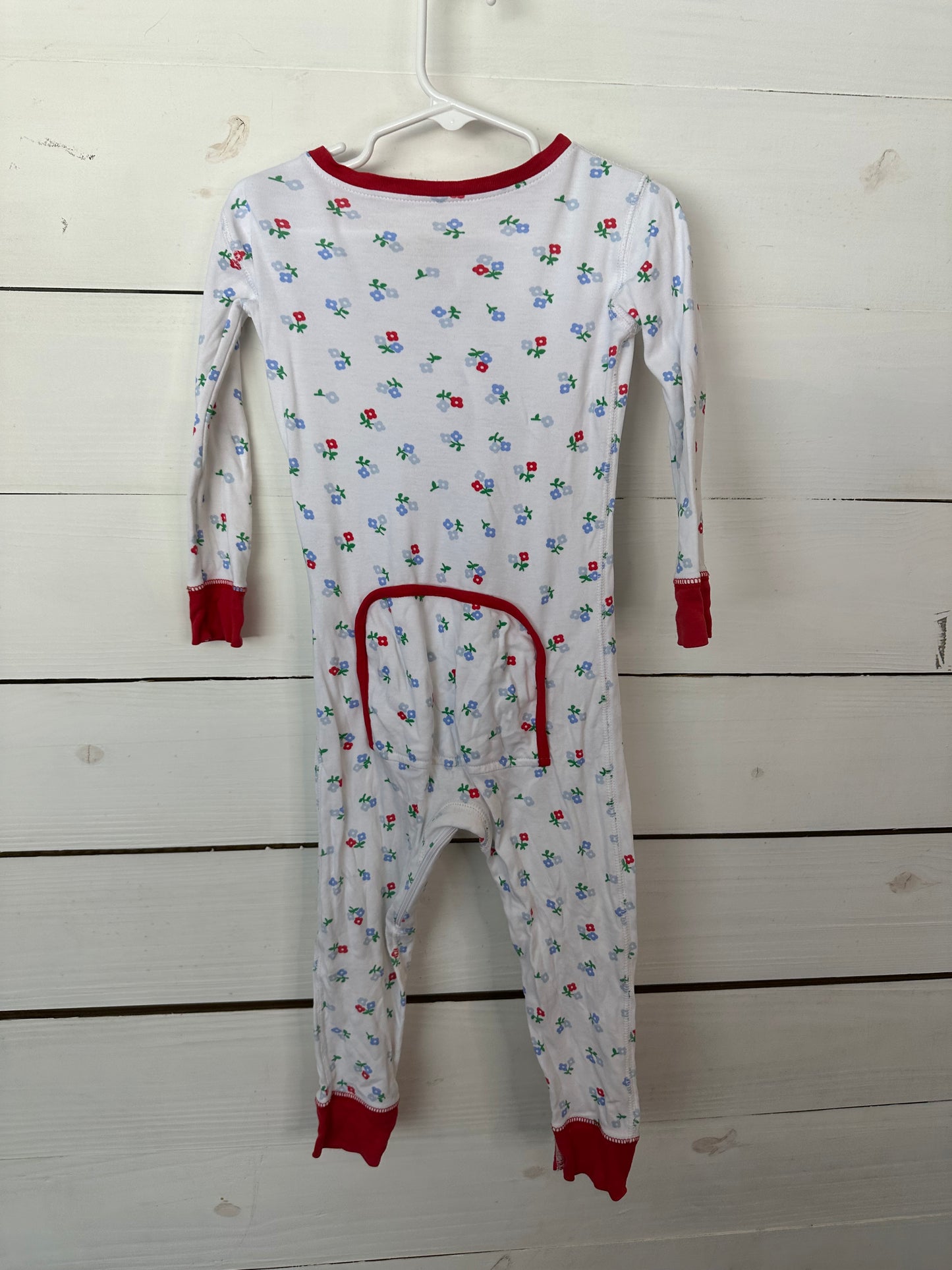 3T - TBBC Blues & Red Flower Jammies