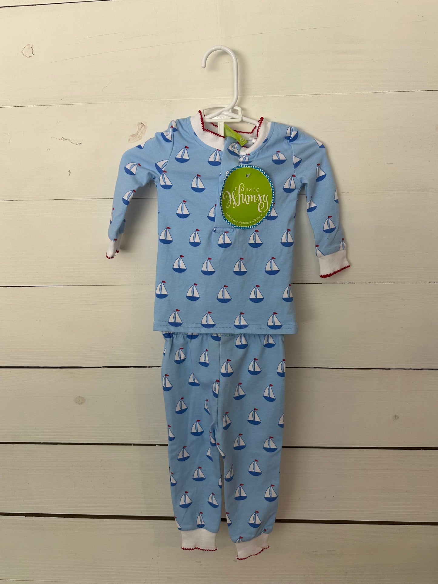 Classic Whimsy Sail Boat Jammies