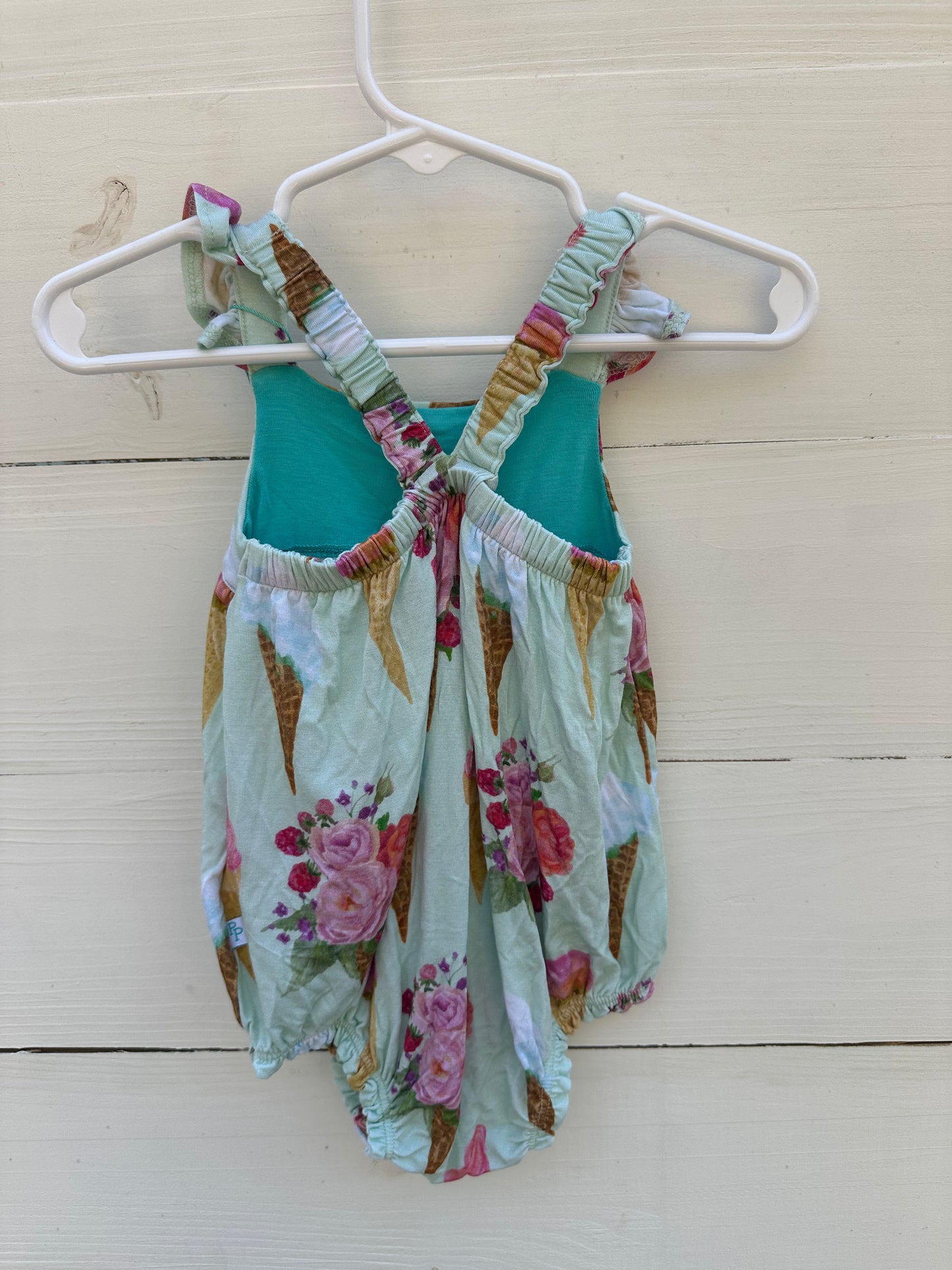 6-12m - NWT Posh Peanut Ice Cream Bubble