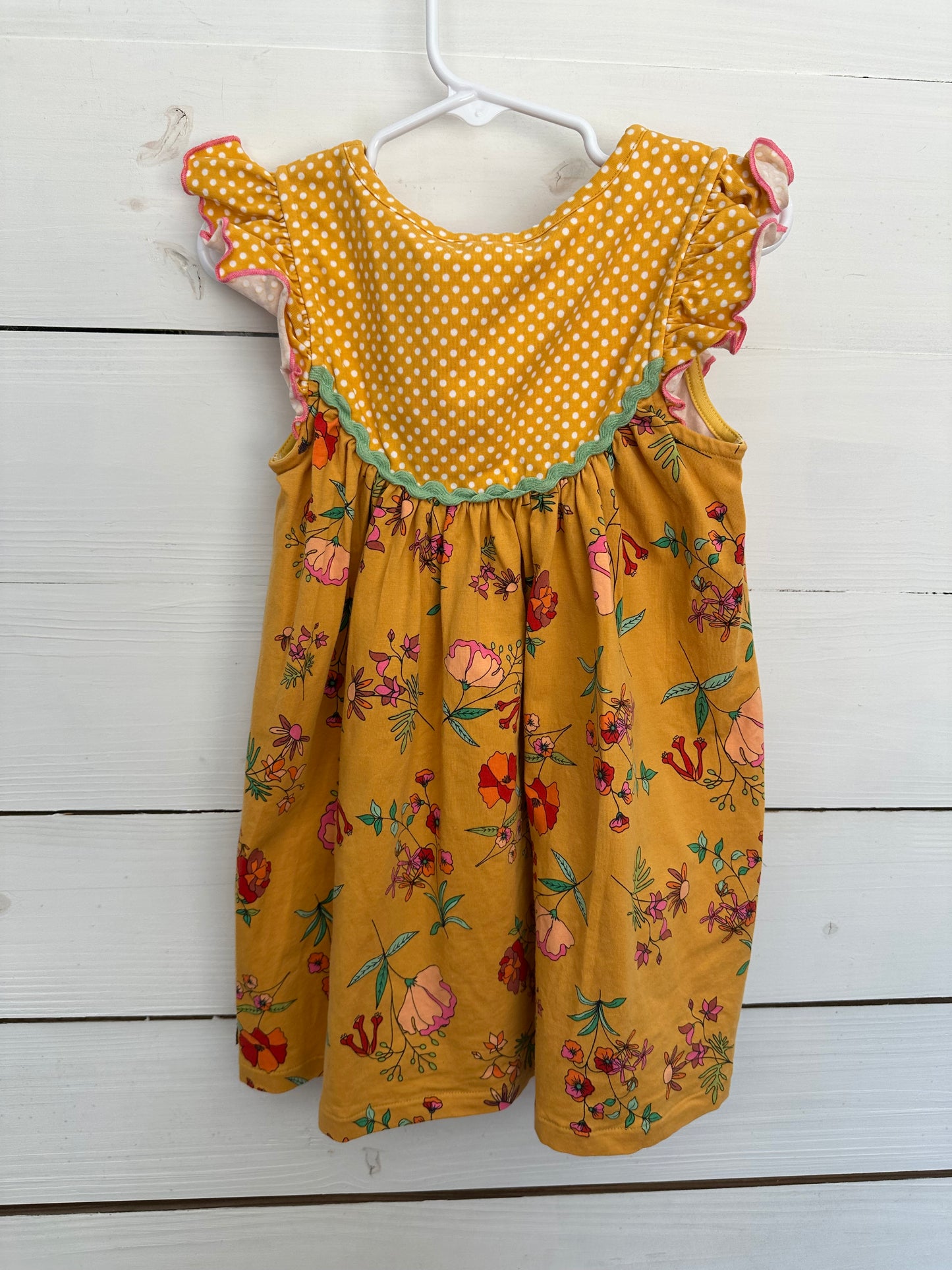 4T - Matilda Jane Yellow Flower Dress