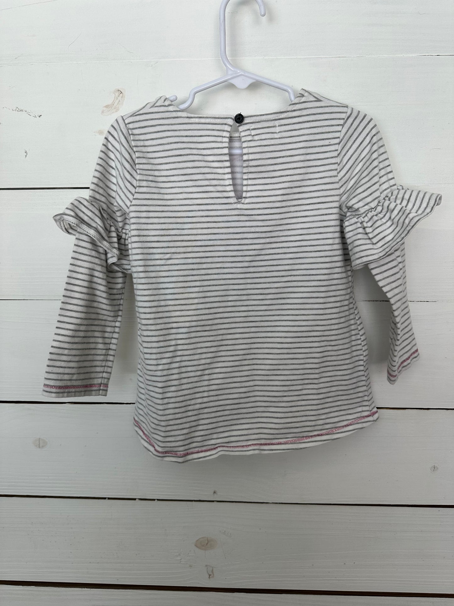 3T - Mud Pie Striped Shirt with Sequin Jack - O -Lantern and Candy