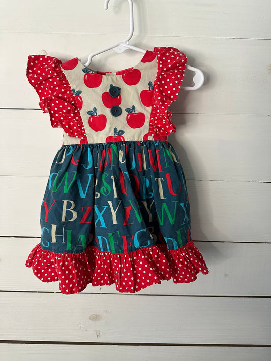 12m - ABC and Apples Dress