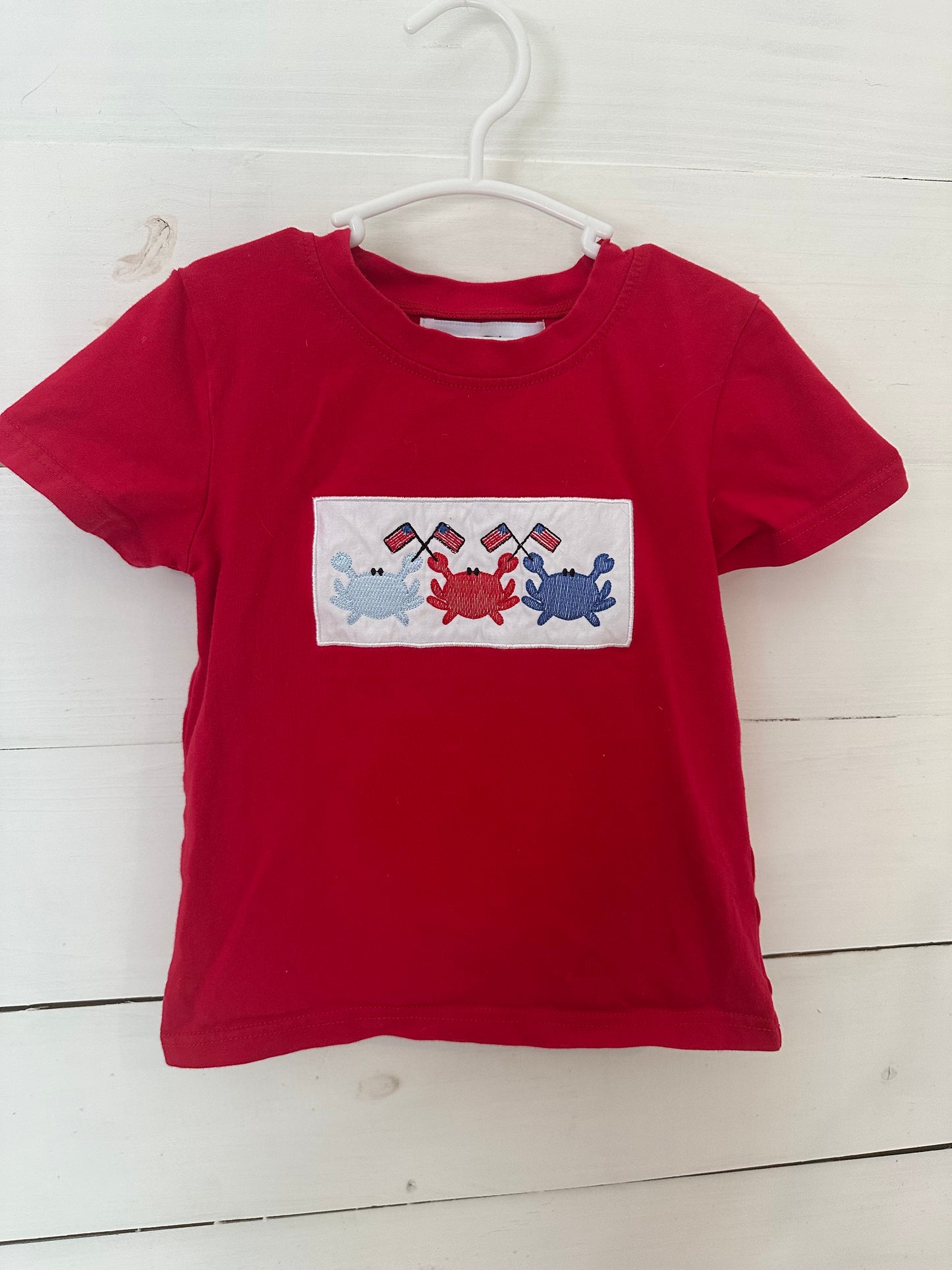 3T - Anniston Arrows Patriotic Crab Shirt