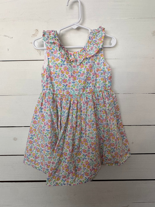 4T - Pink and Yellow Flower Dress - Tommy Bahama