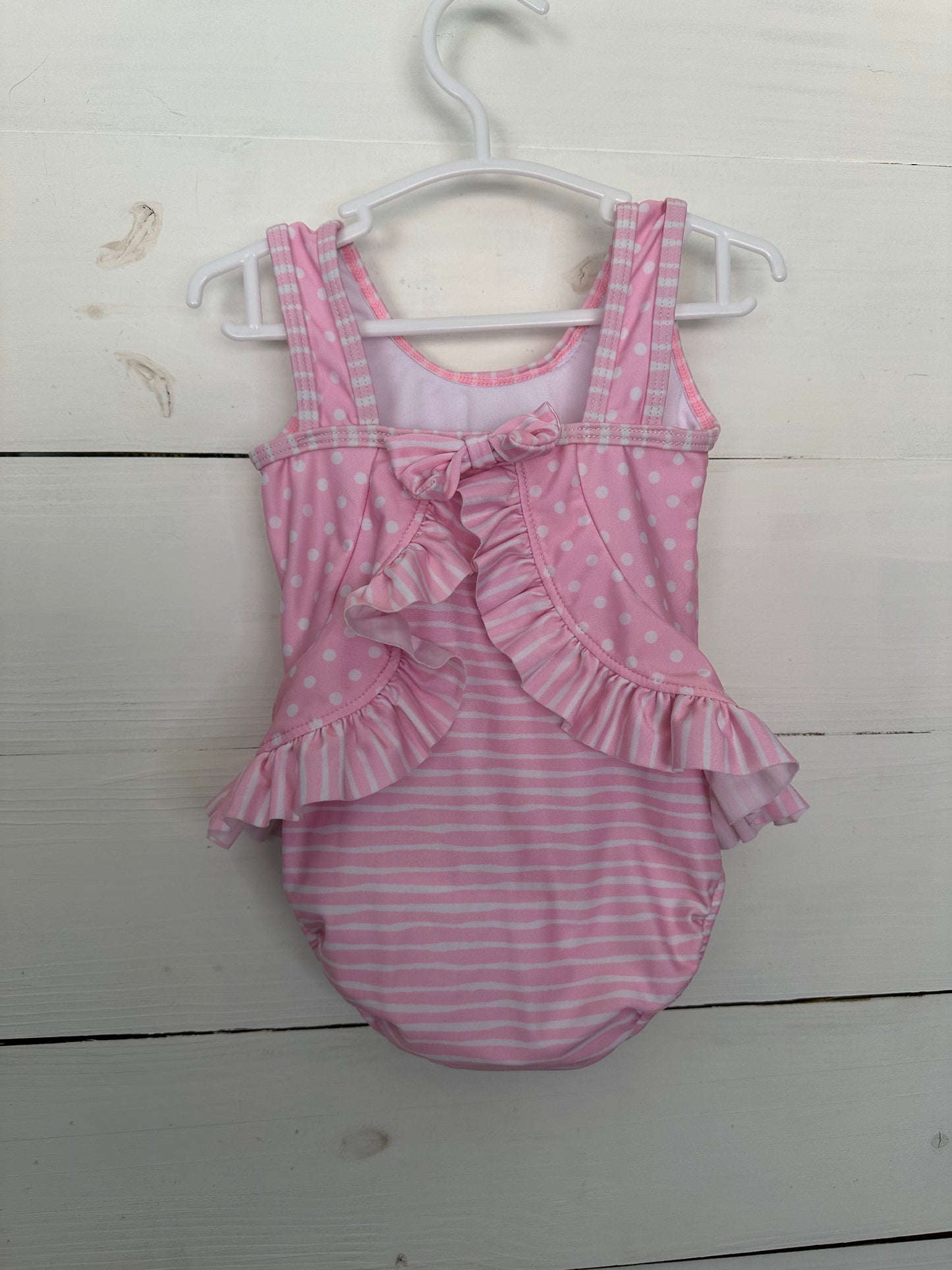 6M - The Original Flap Happy Baby Pink Swimsuit - UPF 50