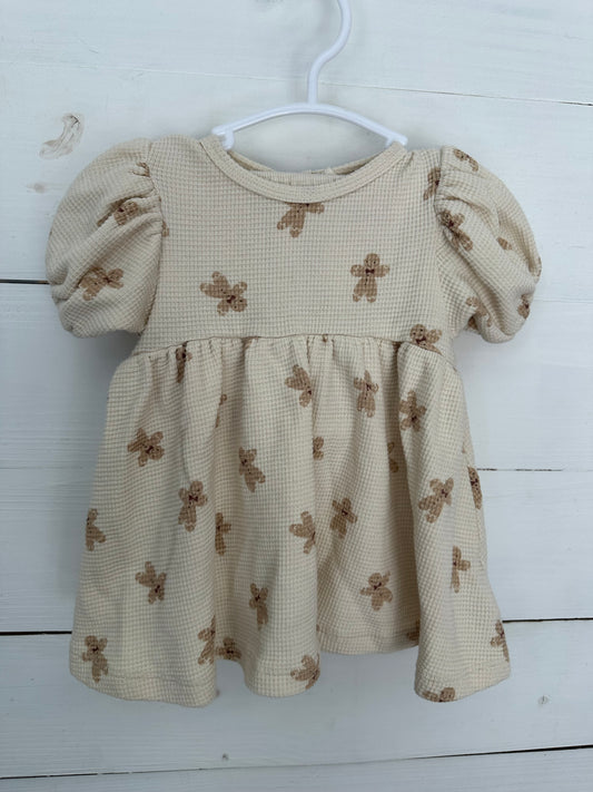 6-12M - Quincy Mae Gingerbread Babydoll Top and Bloomers