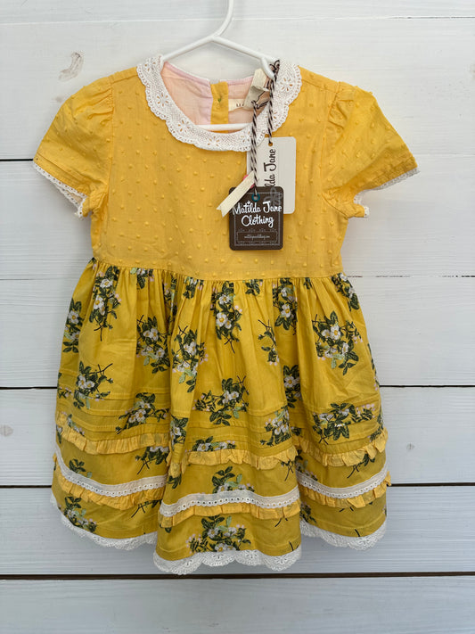 4t- NWT Matilda Jane Yellow Dress