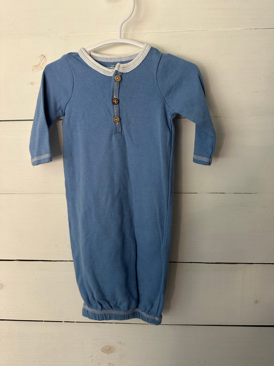 0-3M - Mudpie Blue Gown