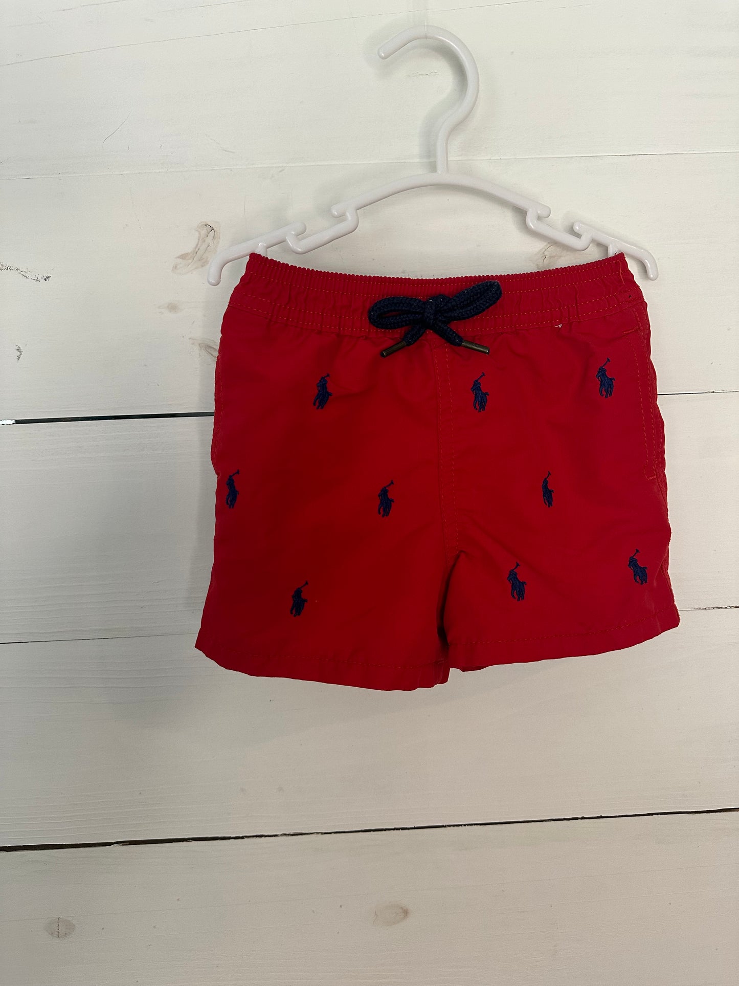 12M - Ralph Lauren Red Swim Trunks