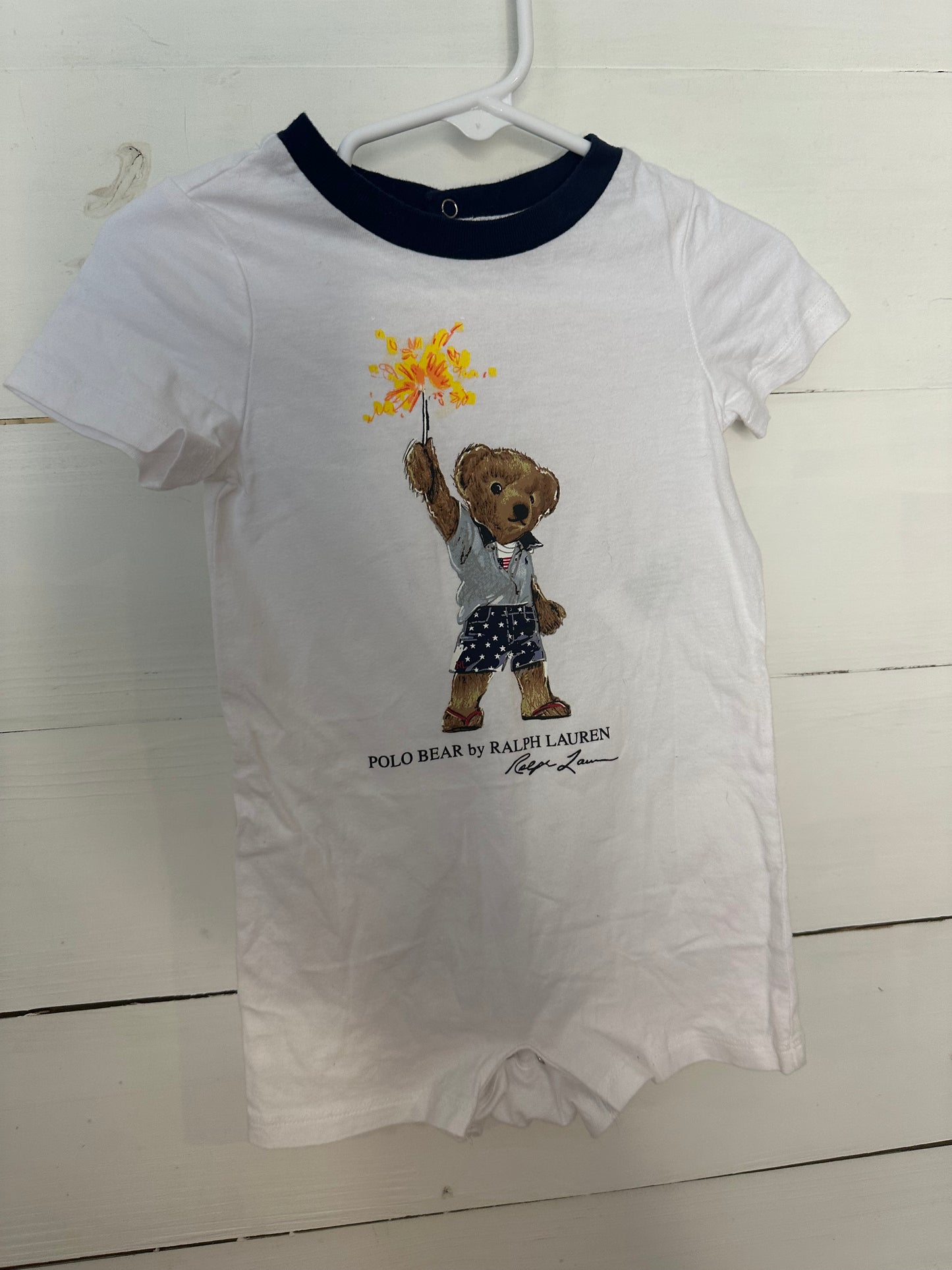 6m - Polo Bear Romper