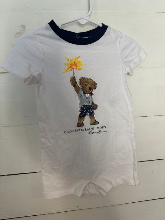 6m - Polo Bear Romper