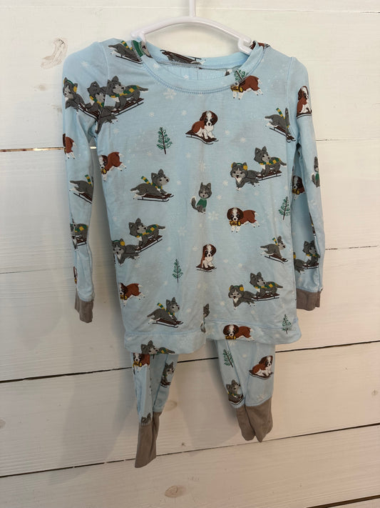 18-24M - NWOT Angel Dear Winter Puppies 2 Piece Jammies