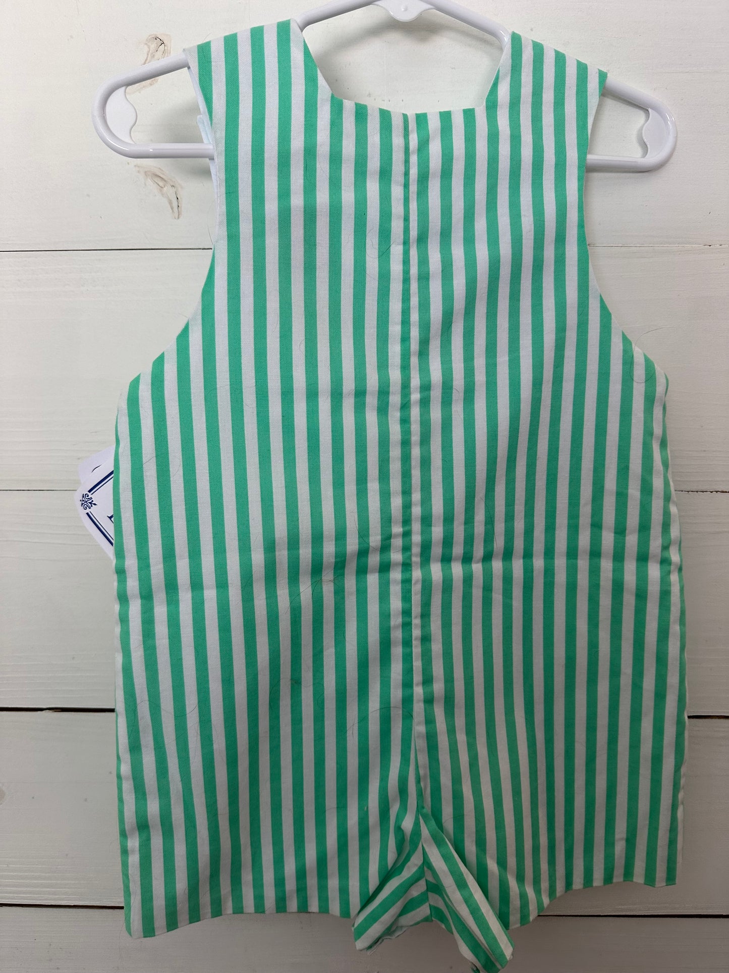 Bailey Boys - Green Striped Jon Jon with Smocked Ice Cream Cones