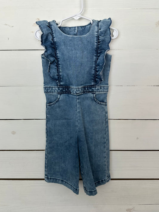 2T - Denim Scalloped Jumper - Janie & Jack