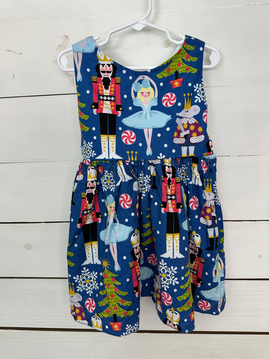 4T - Nutcracker Dress - Might Tots Boutique Hand Sewn