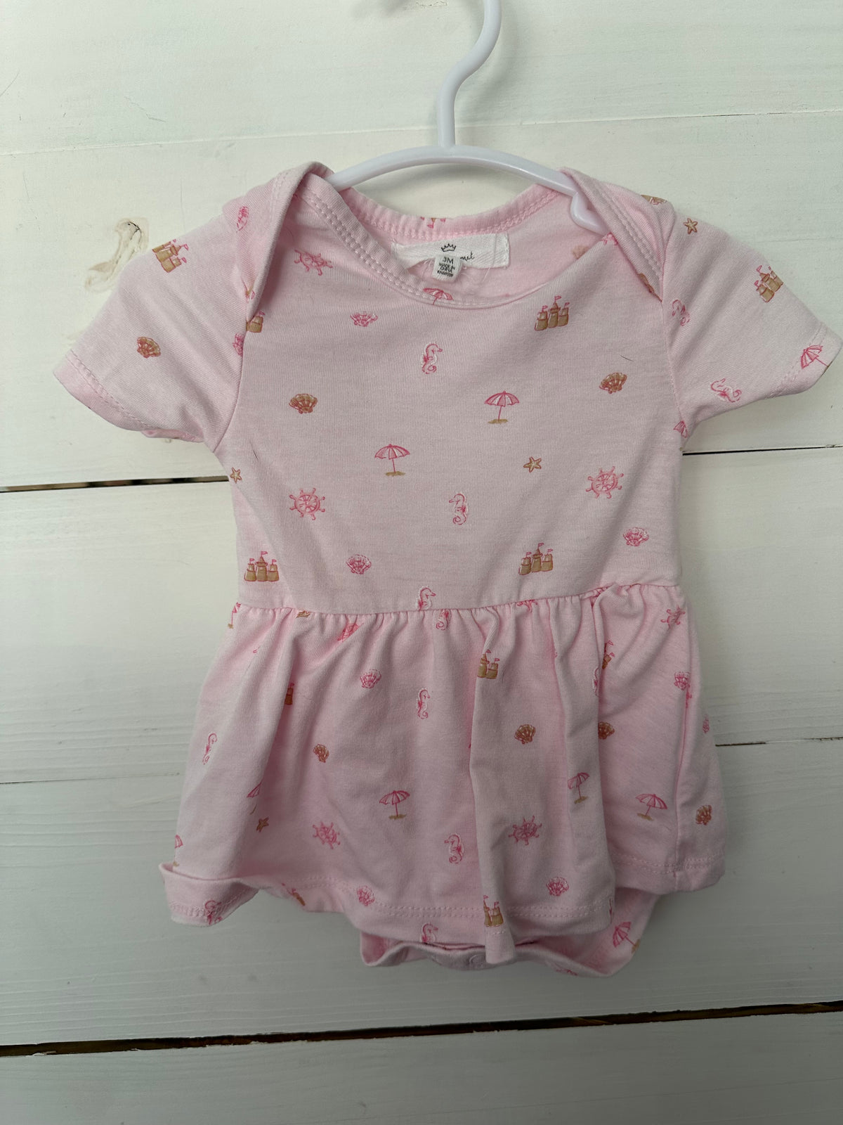 3M - Starting Out Pink Beach Bodysuit Dress