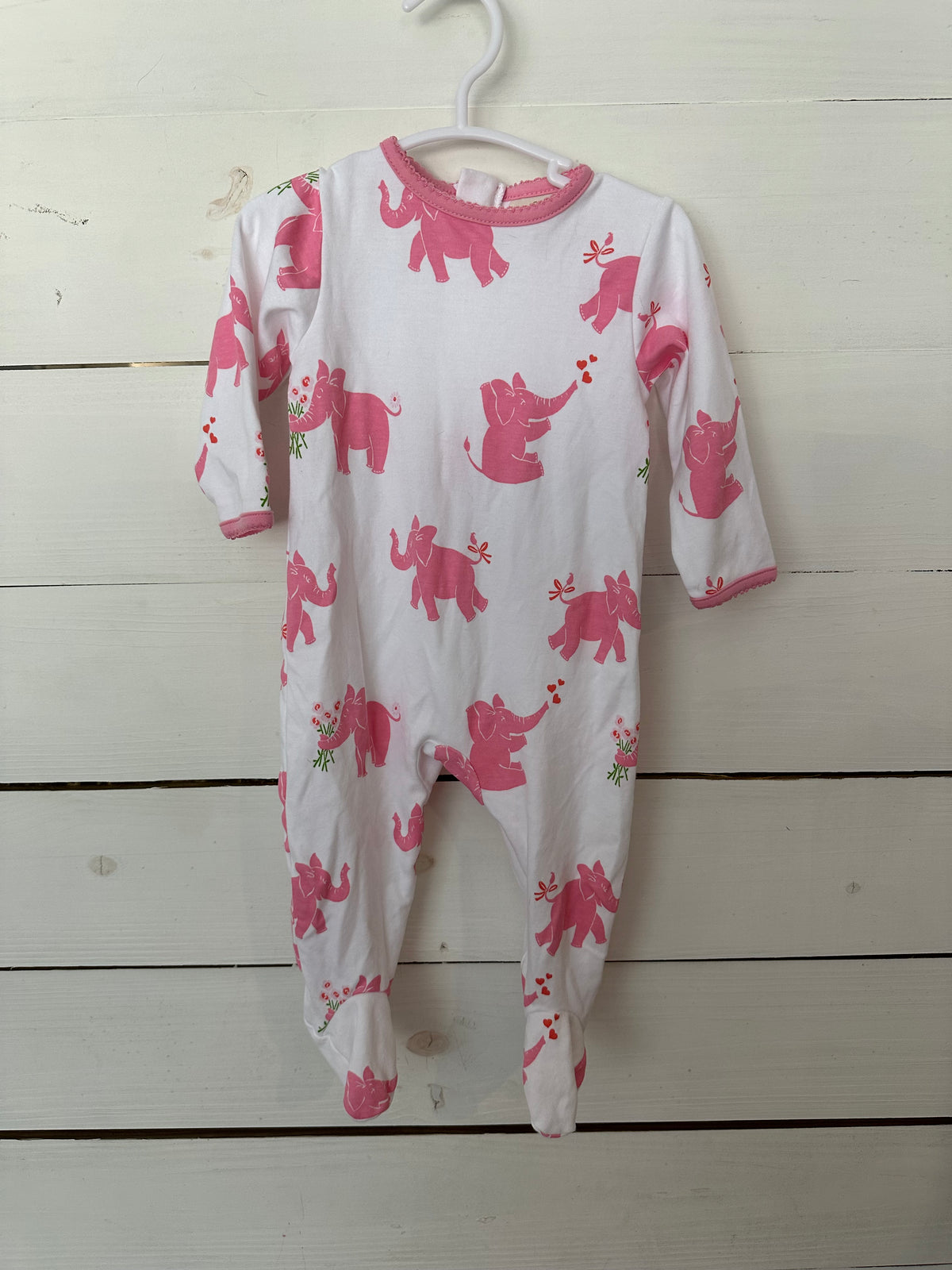 3-6M - NWOT TBBC Elephant Romper