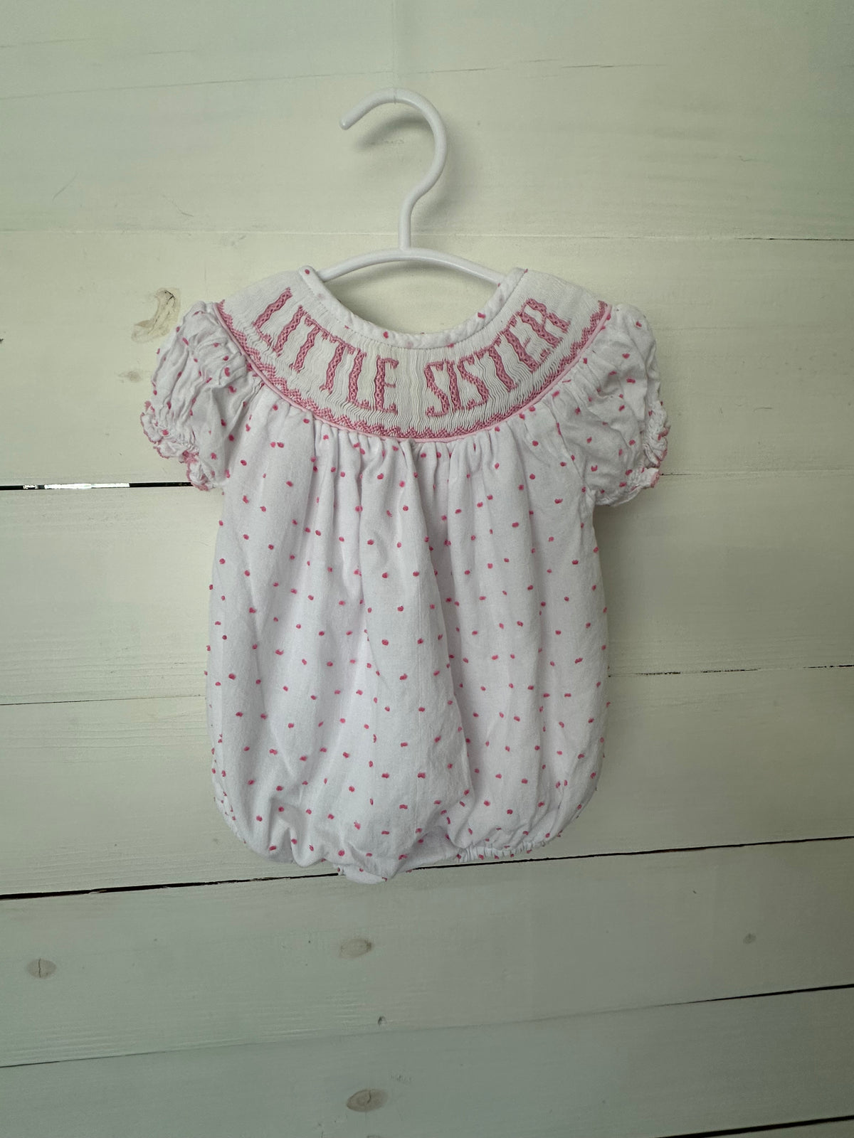 3M - Shop Teeta Little Sister Smocked Swiss Dot Bubble