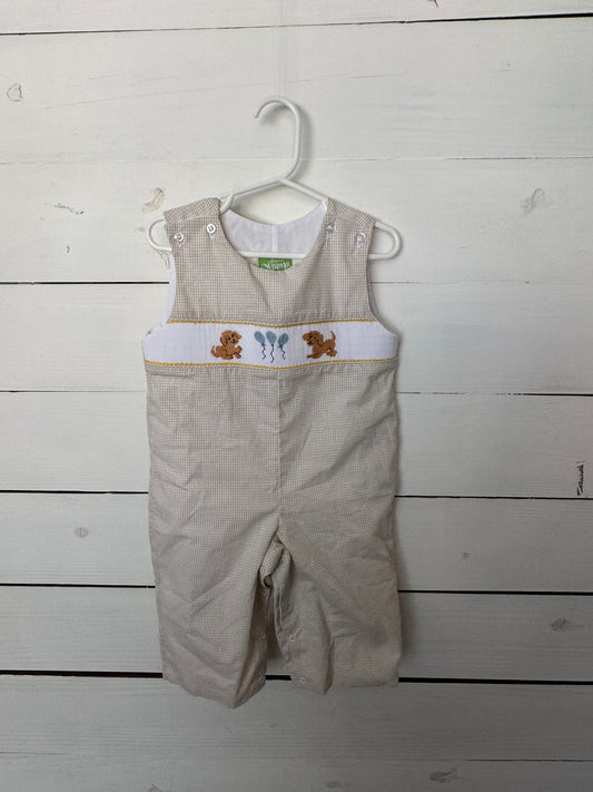 18M - Classic Whimsy Longall with Smocked Birthday Puppies