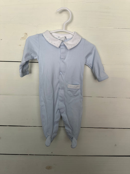 NB - Kissy Kissy Peter Pan Collared Romper