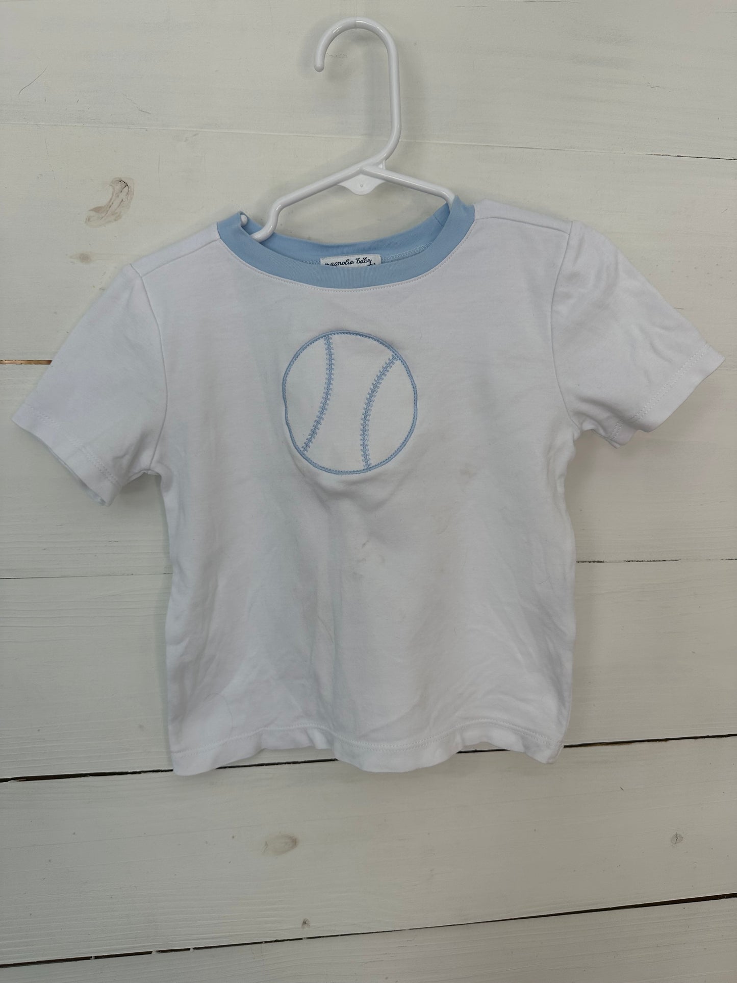 2T- Mgnolia Baby Basebell Tshirt