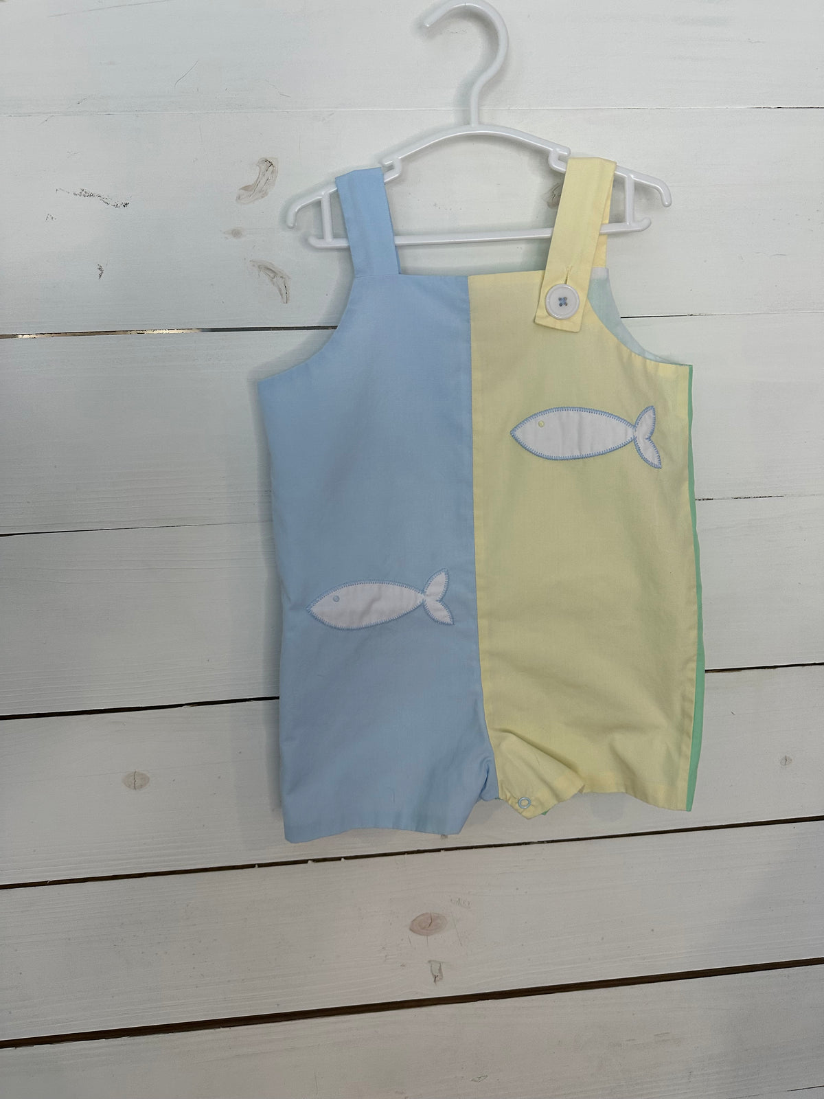 18-24M - TBBC Colorblock Pastel Fish Jon Jon