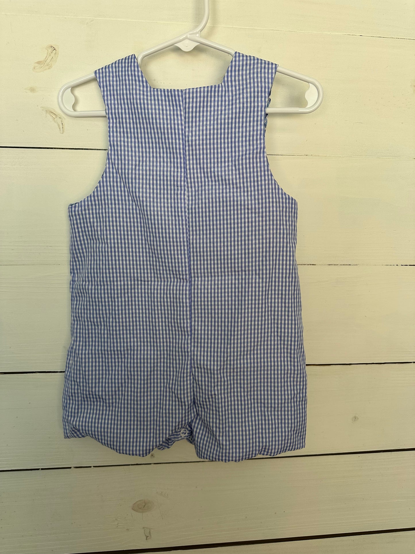 18M - Bailey Boys Reversible Jon Jon Sea Gull & Baseball American Flags