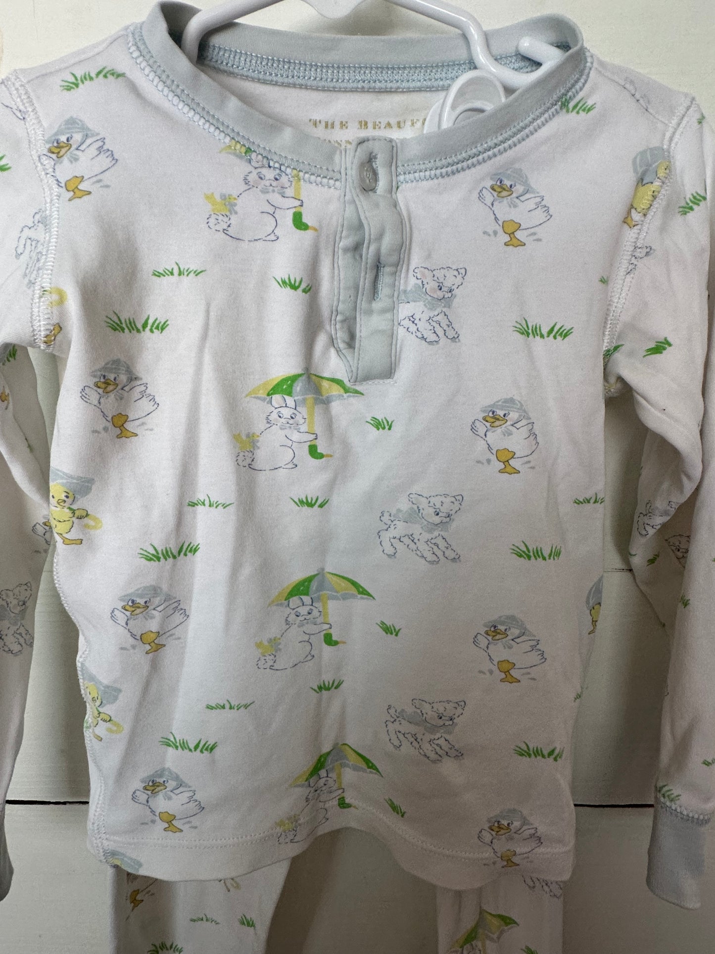 4T - TBBC Pajamas - Rabbit, Ducks, & Chicks with Umbrella