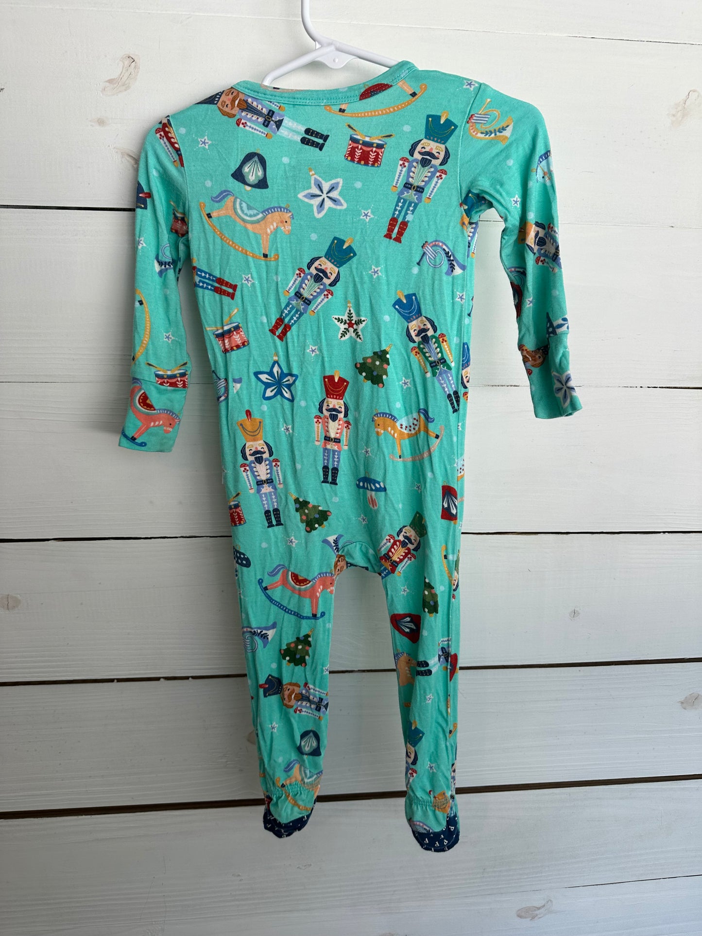 9/12M - Posh Peanut Christmas Mint Jammies
