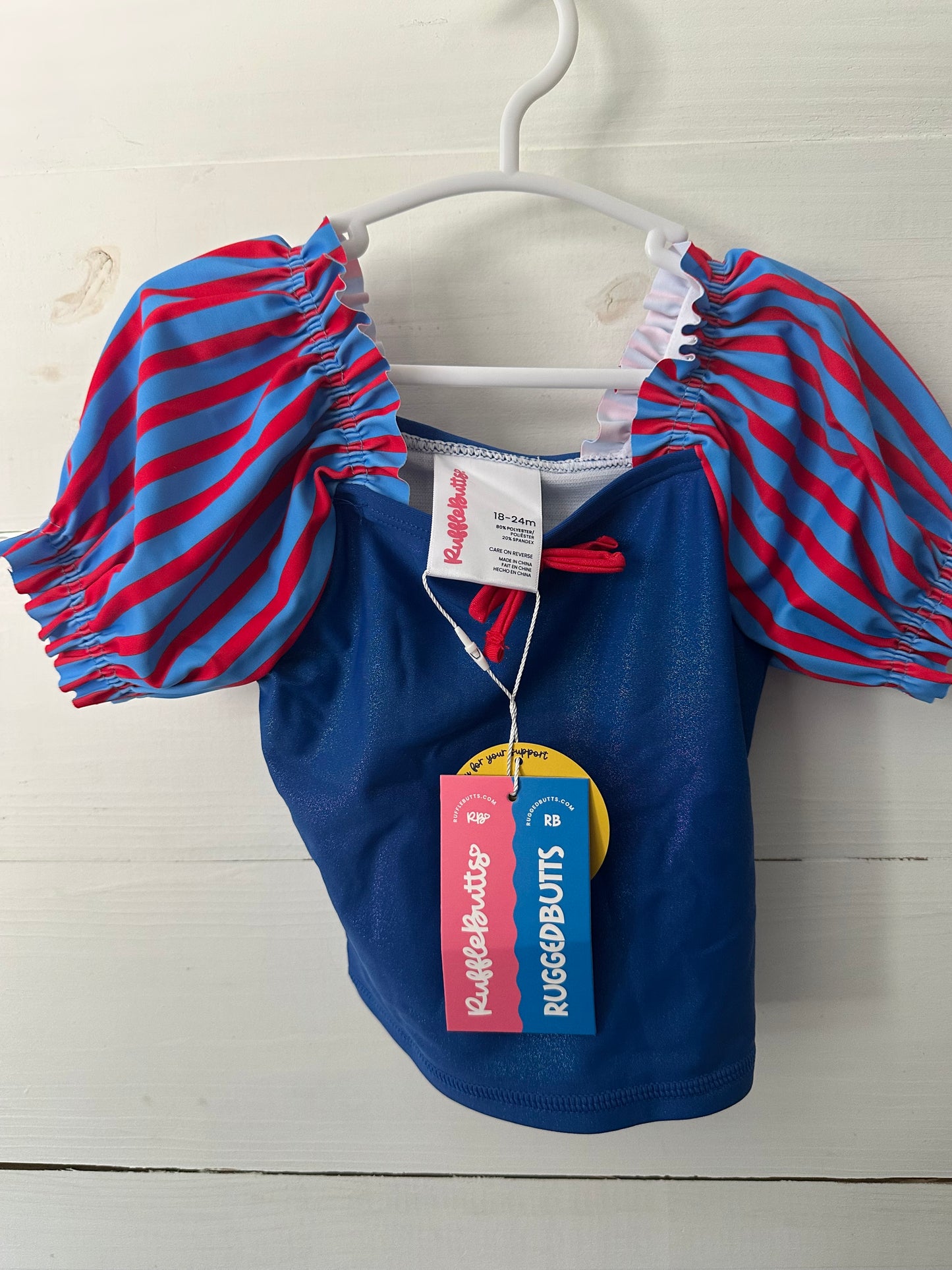 18/24M - Ruffle Butts Snow White Swim Suit NWT