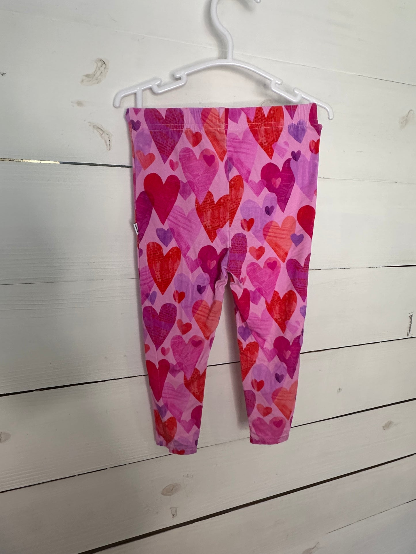 2T - Little Sleepies Heart Pants