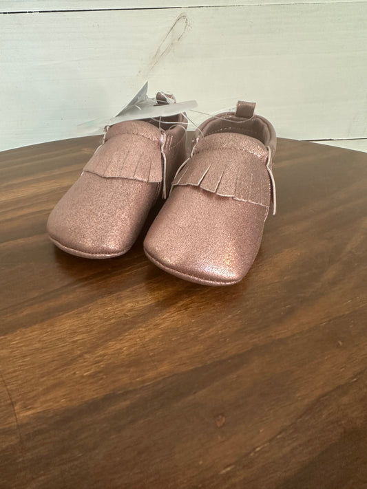 6-9M - Baby Girl Pink Sparkle Shoes - NWT