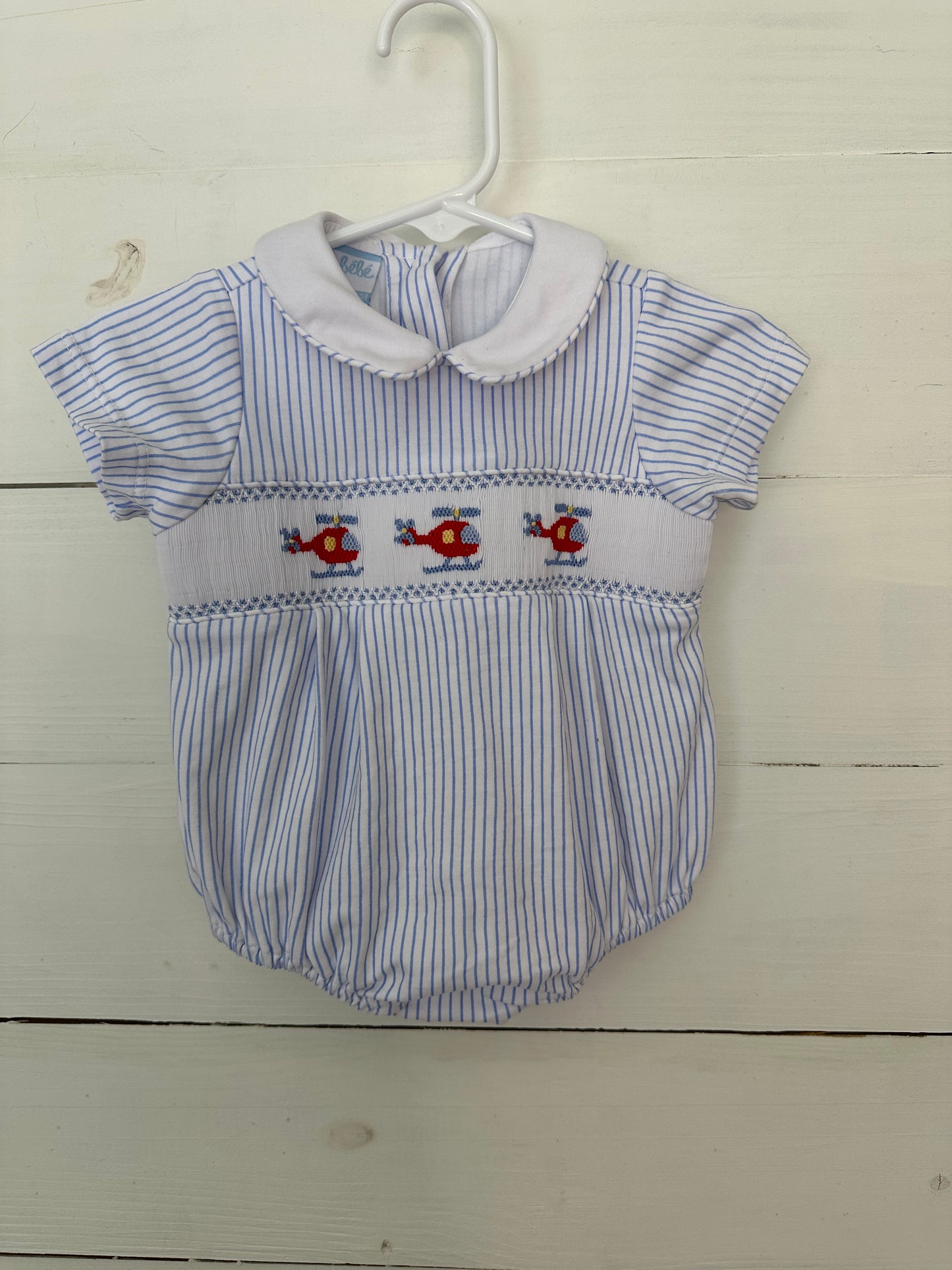 3M - Petit Bebe Smocked Helicopter Bubble
