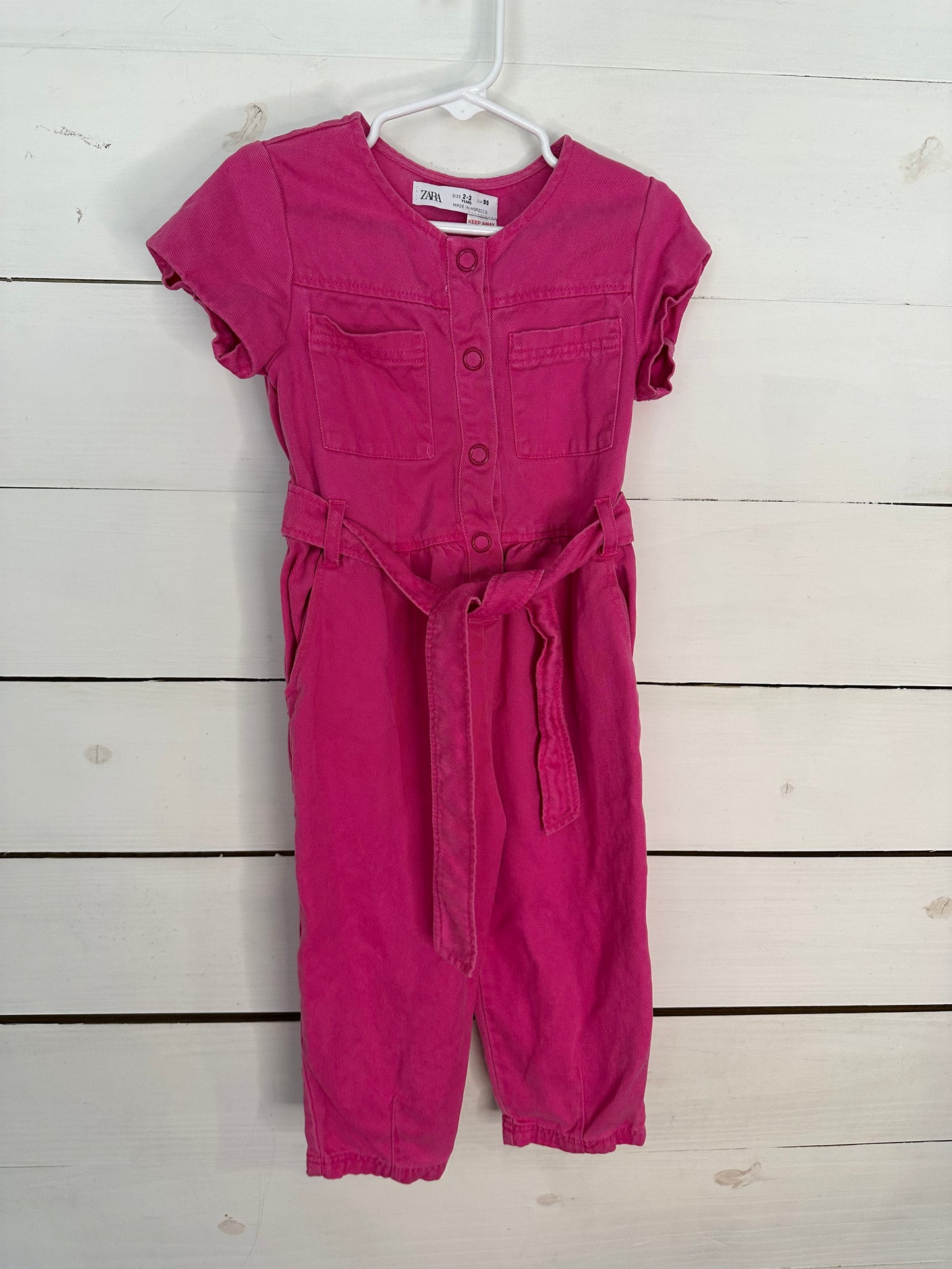 2-3T - Zara Hot Pink Jumper