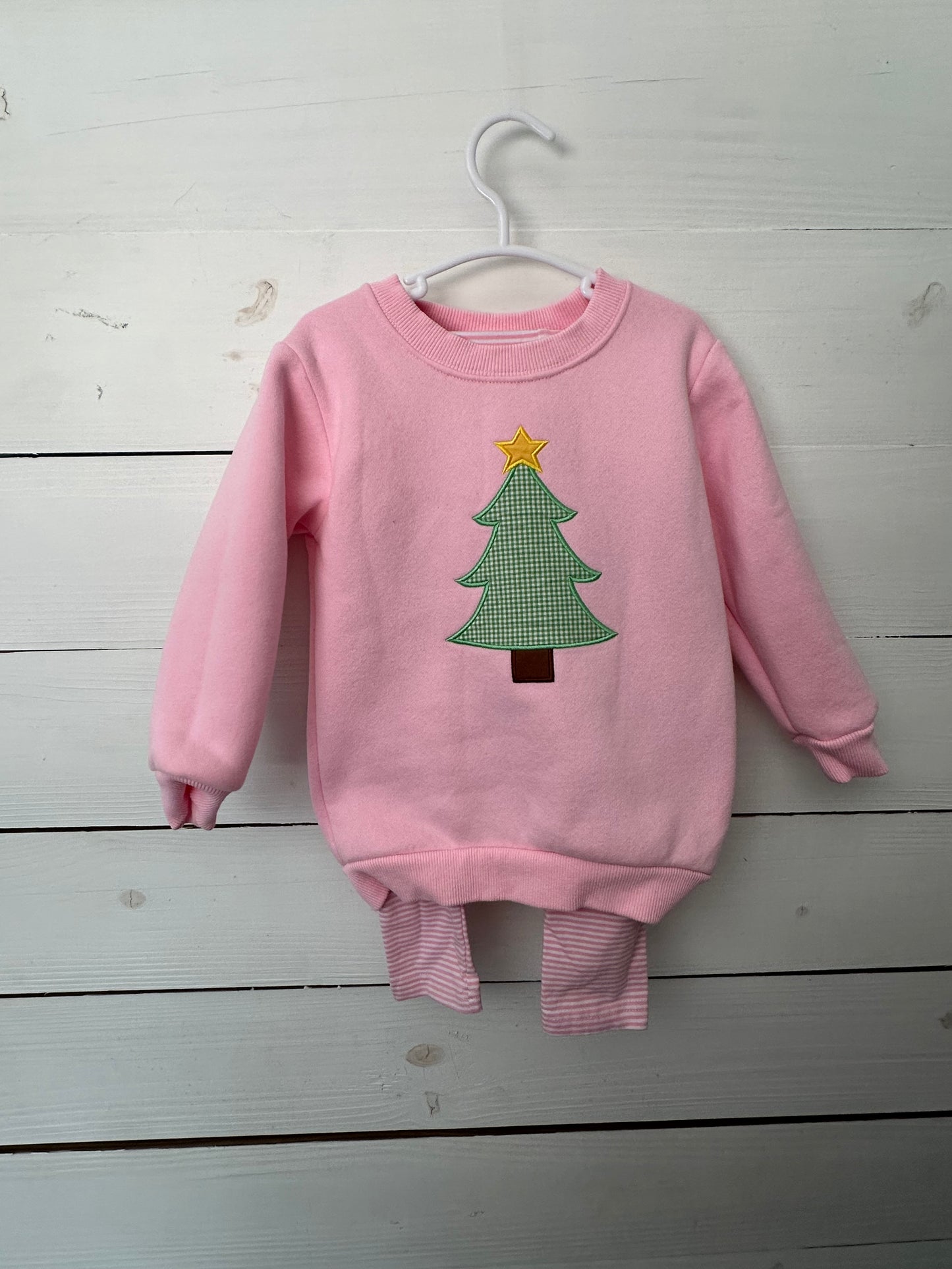 2T - Stichy Fish Pink Christmas Set