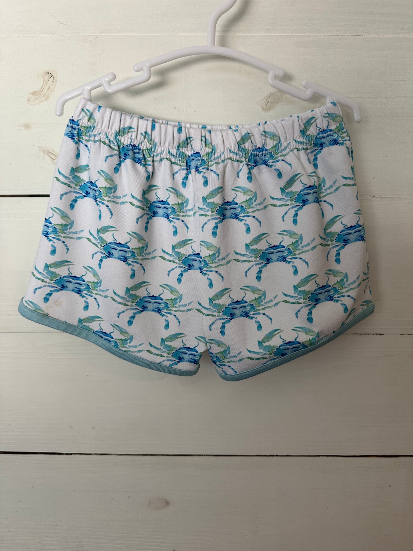 2T - Saving Grace Smocked Blue Crab 2 Piece Set