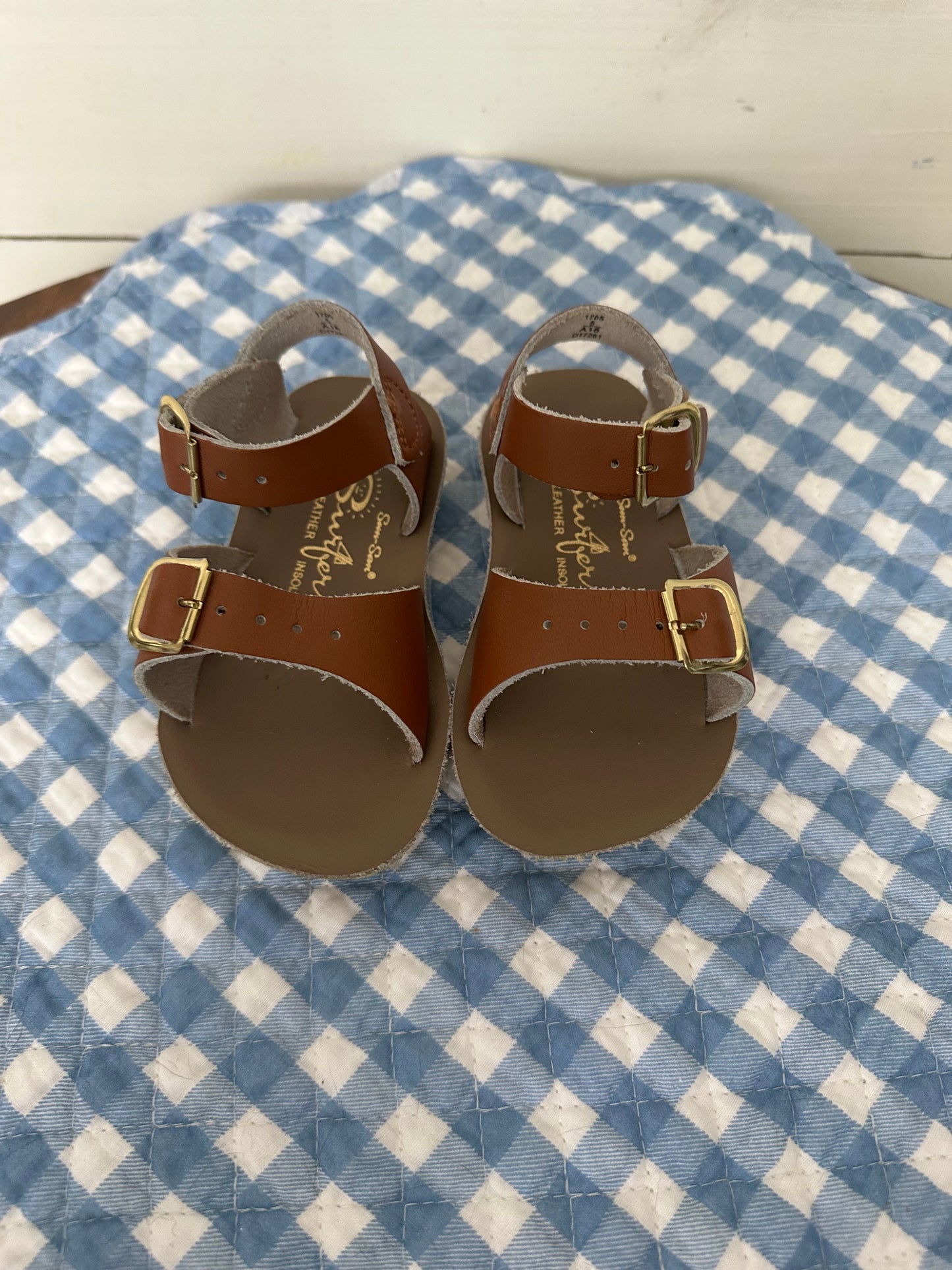 Sun-San Surfer Brown Leather Sandals