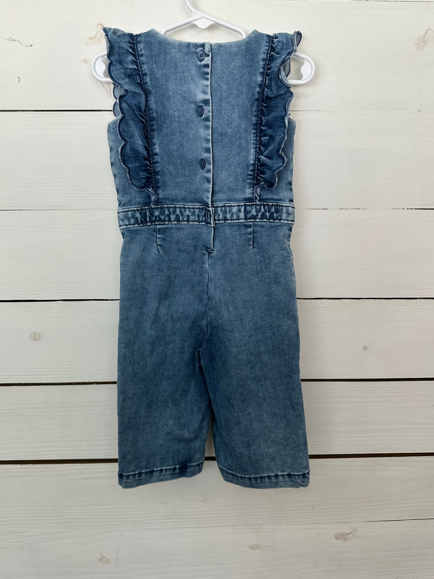 2T - Denim Scalloped Jumper - Janie & Jack