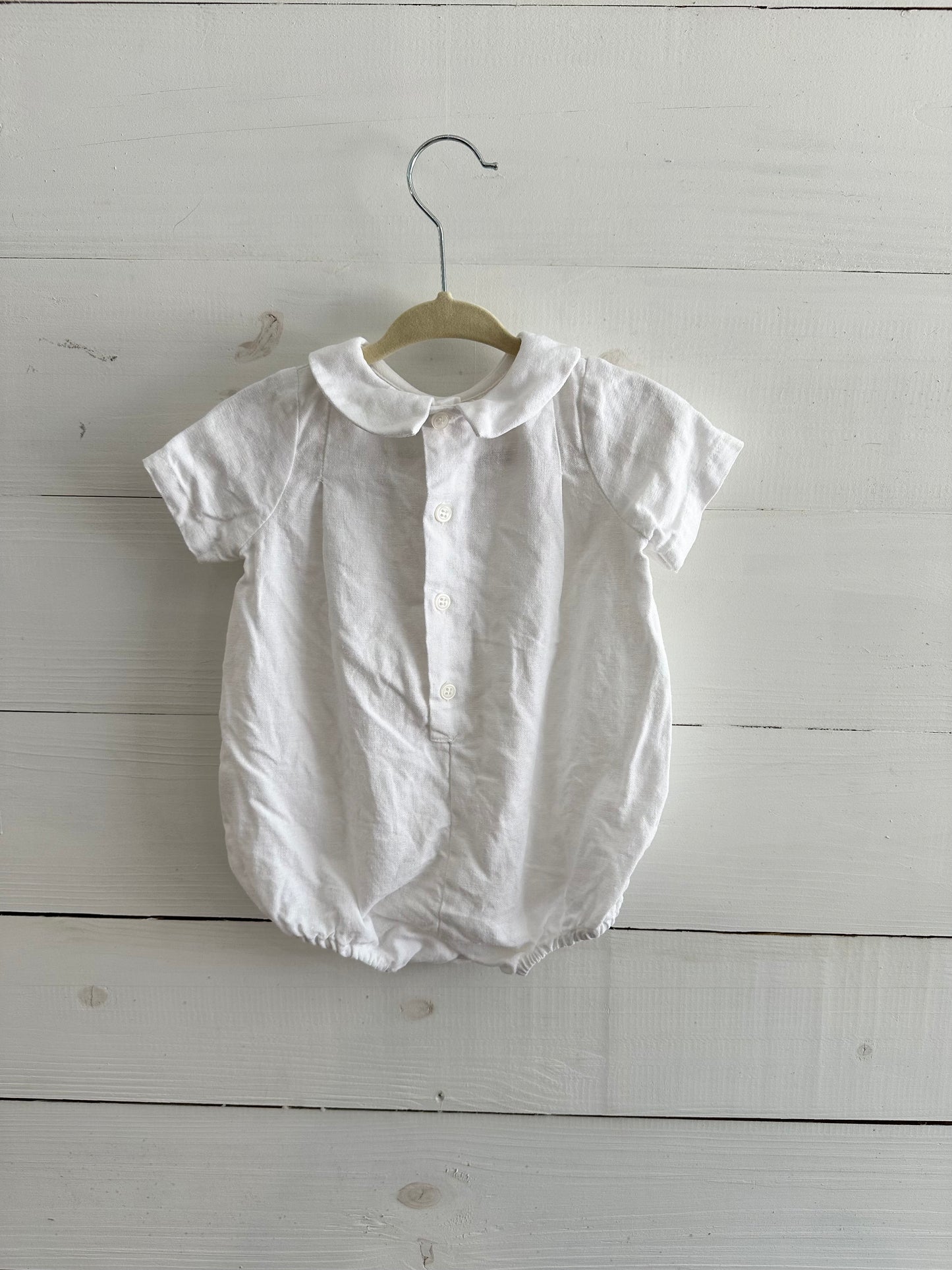 Edgehill Collection Linen Bubble with Tan Embroidery