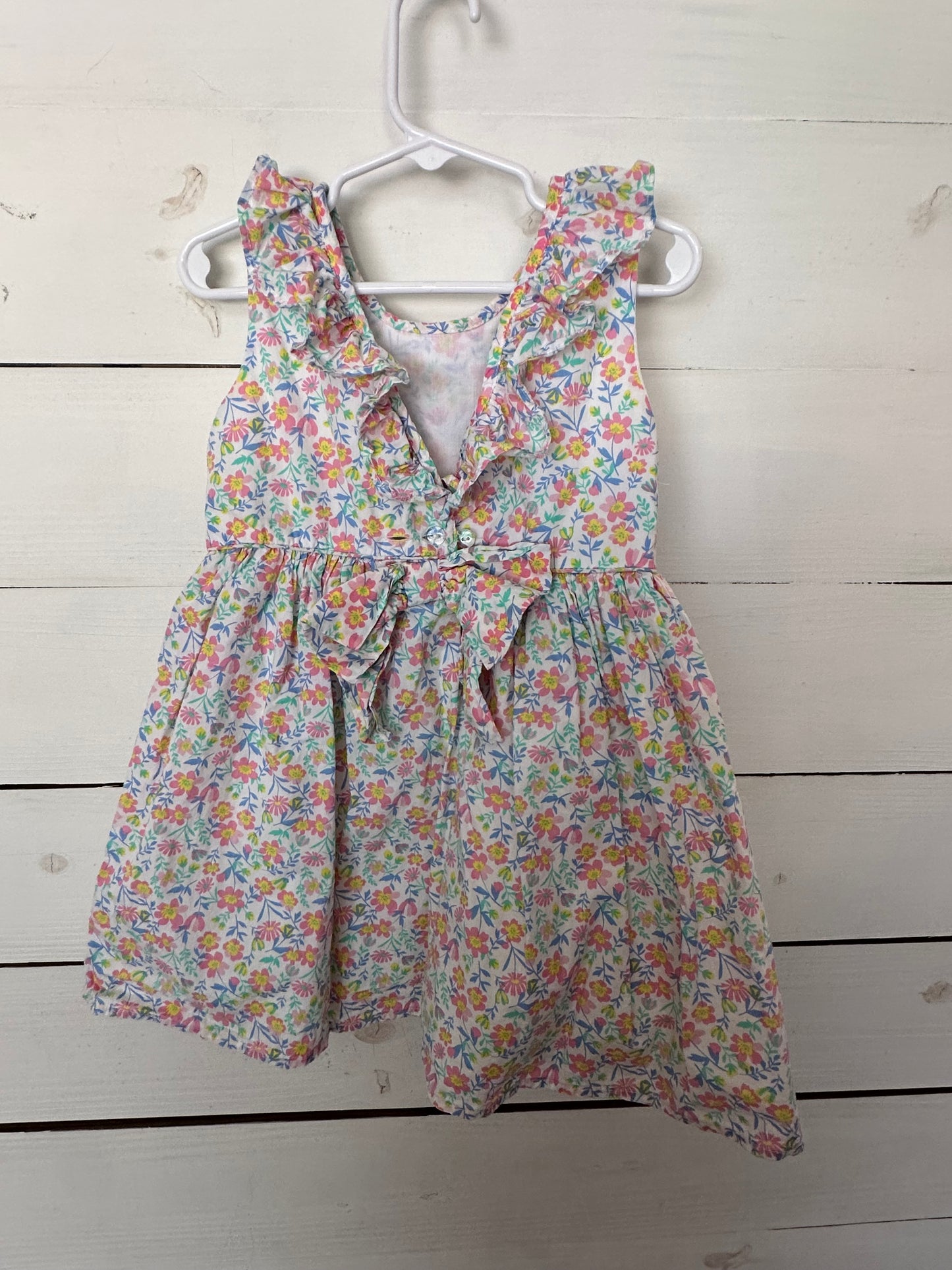 4T - Pink and Yellow Flower Dress - Tommy Bahama