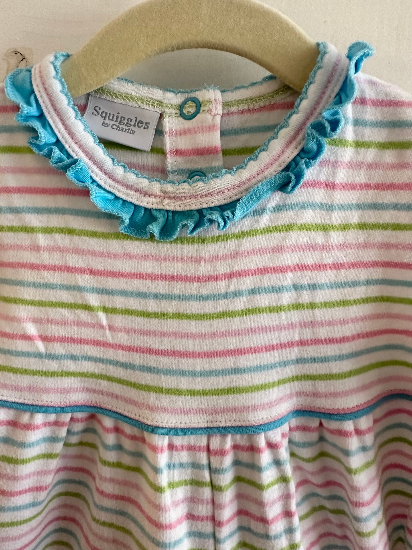 Squiggles Summer Stripe Play Romper