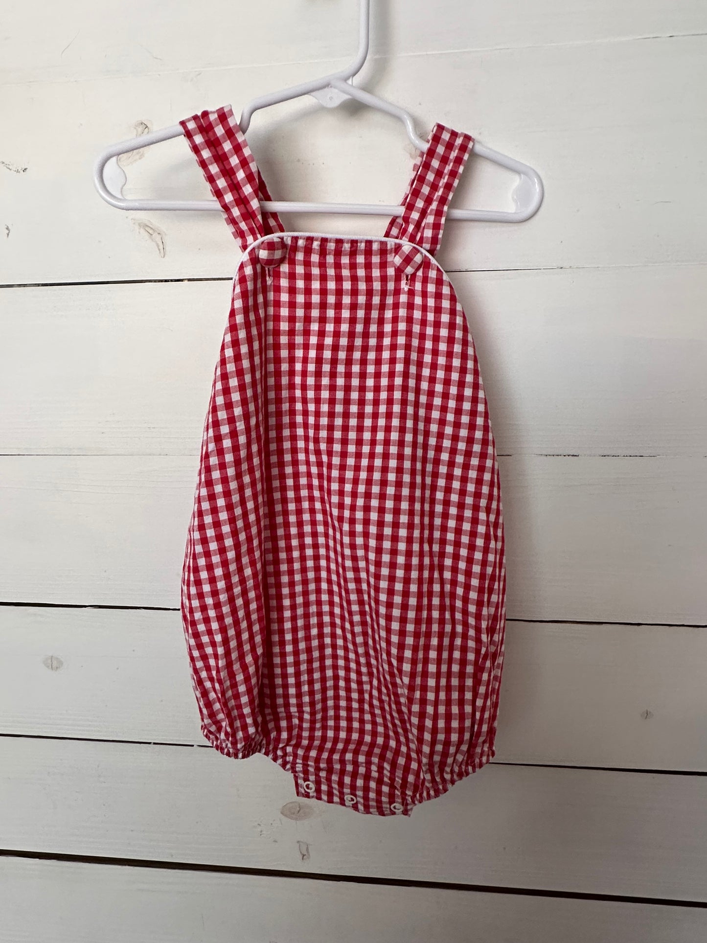 3T- Shrimp & Grits Red Gingham Bubble