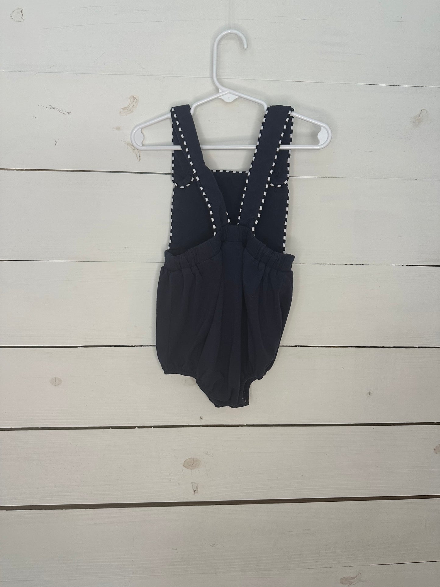 24m - Stitchy Fish Cotton Bubble with American Flag