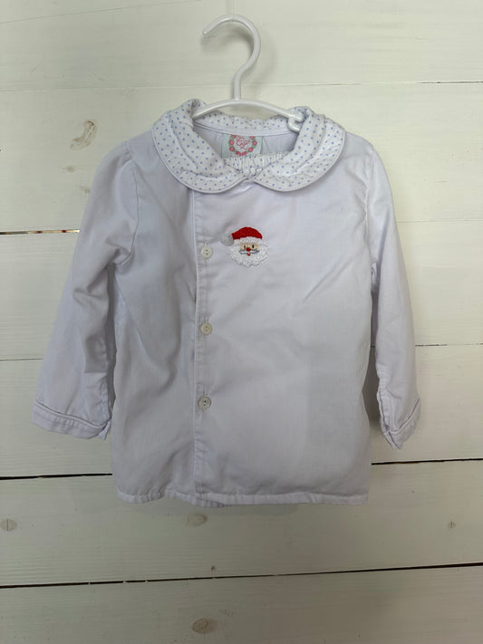 3T - Cecil & Lou 2 Piece Curduroy Santa Top and Diaper Cover