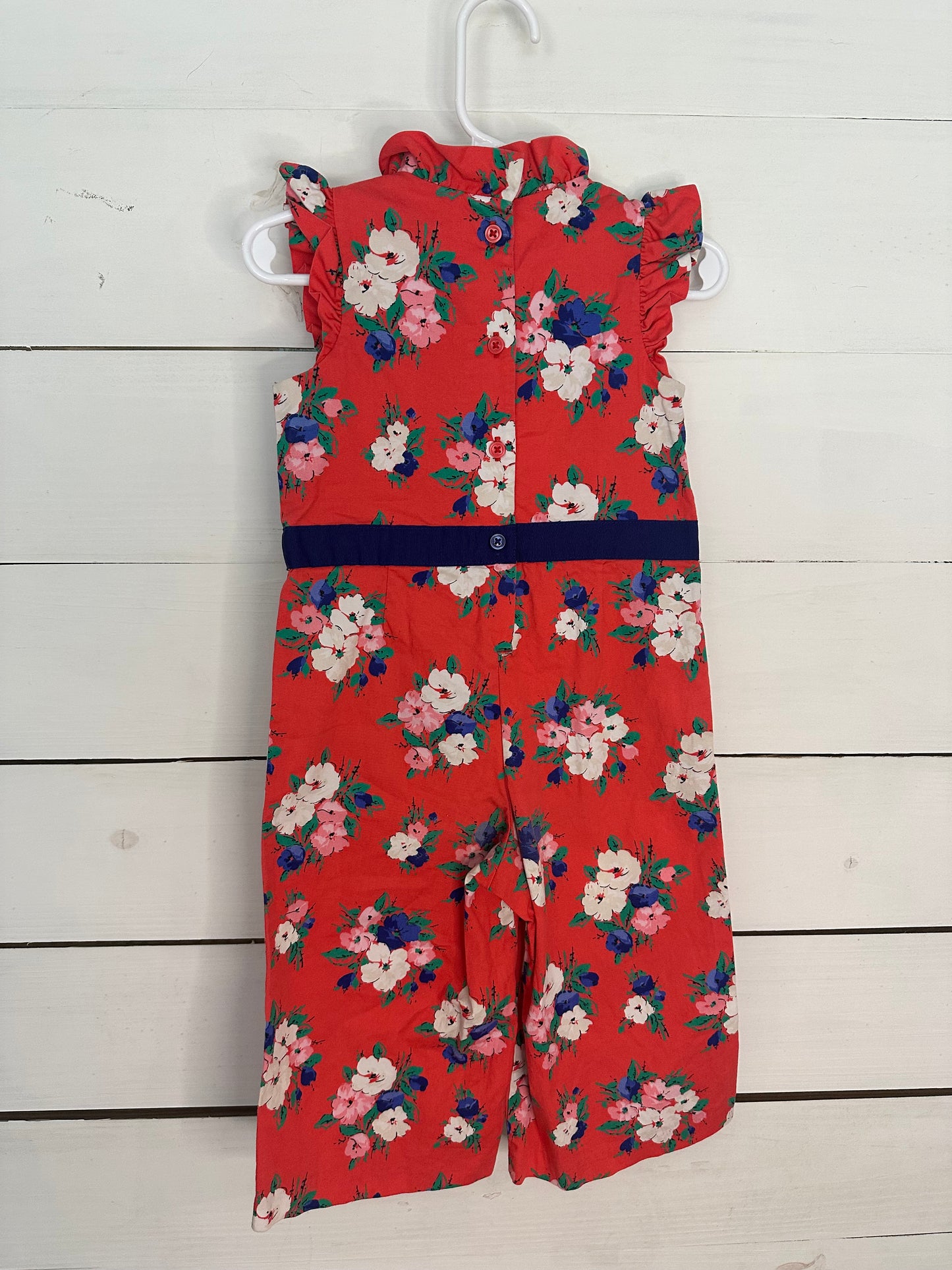 2T - Floral Red Jumper - Janie Jack