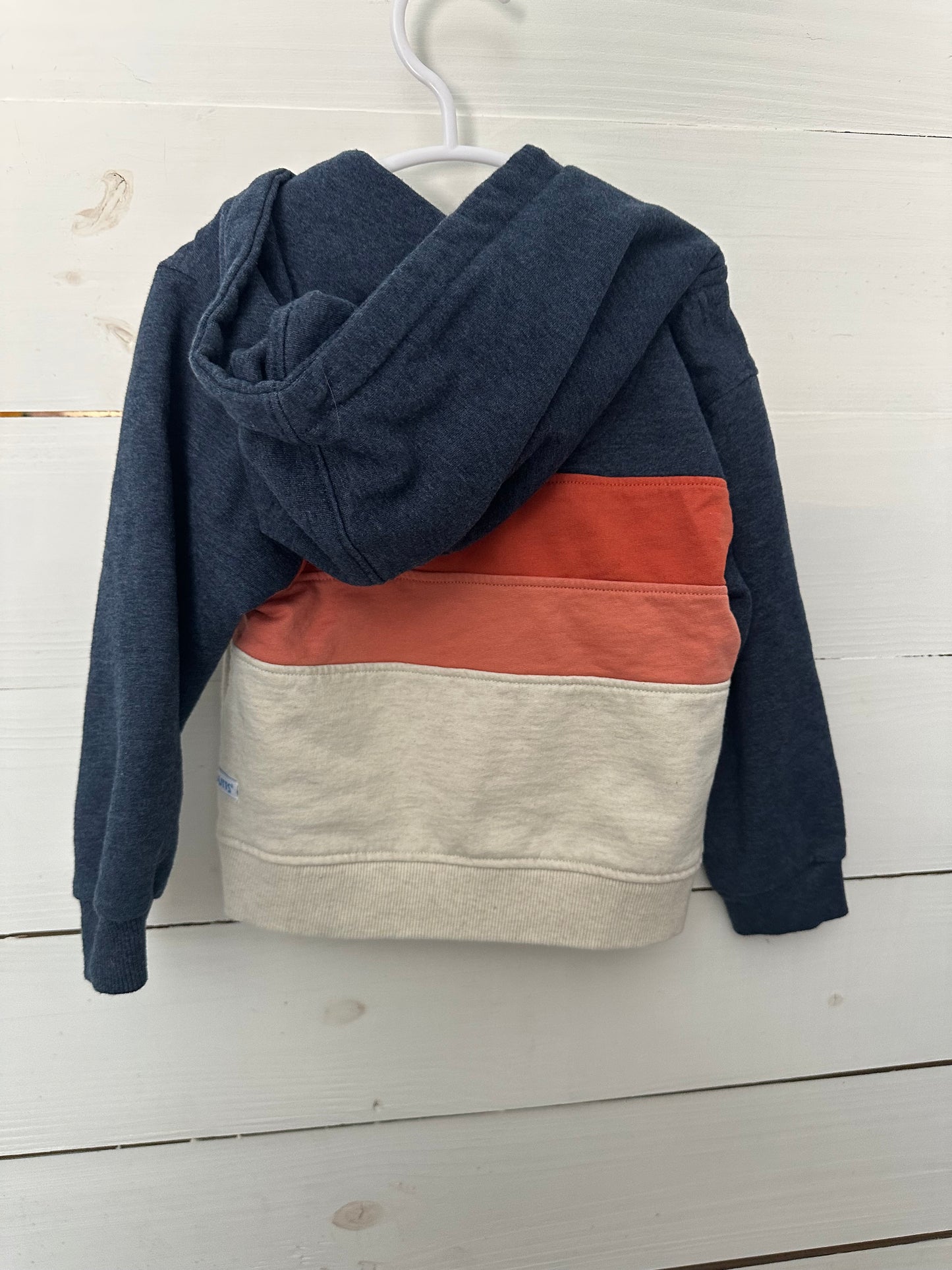3T - Rugged Butts Blue and Orange Zip Up Hoodie