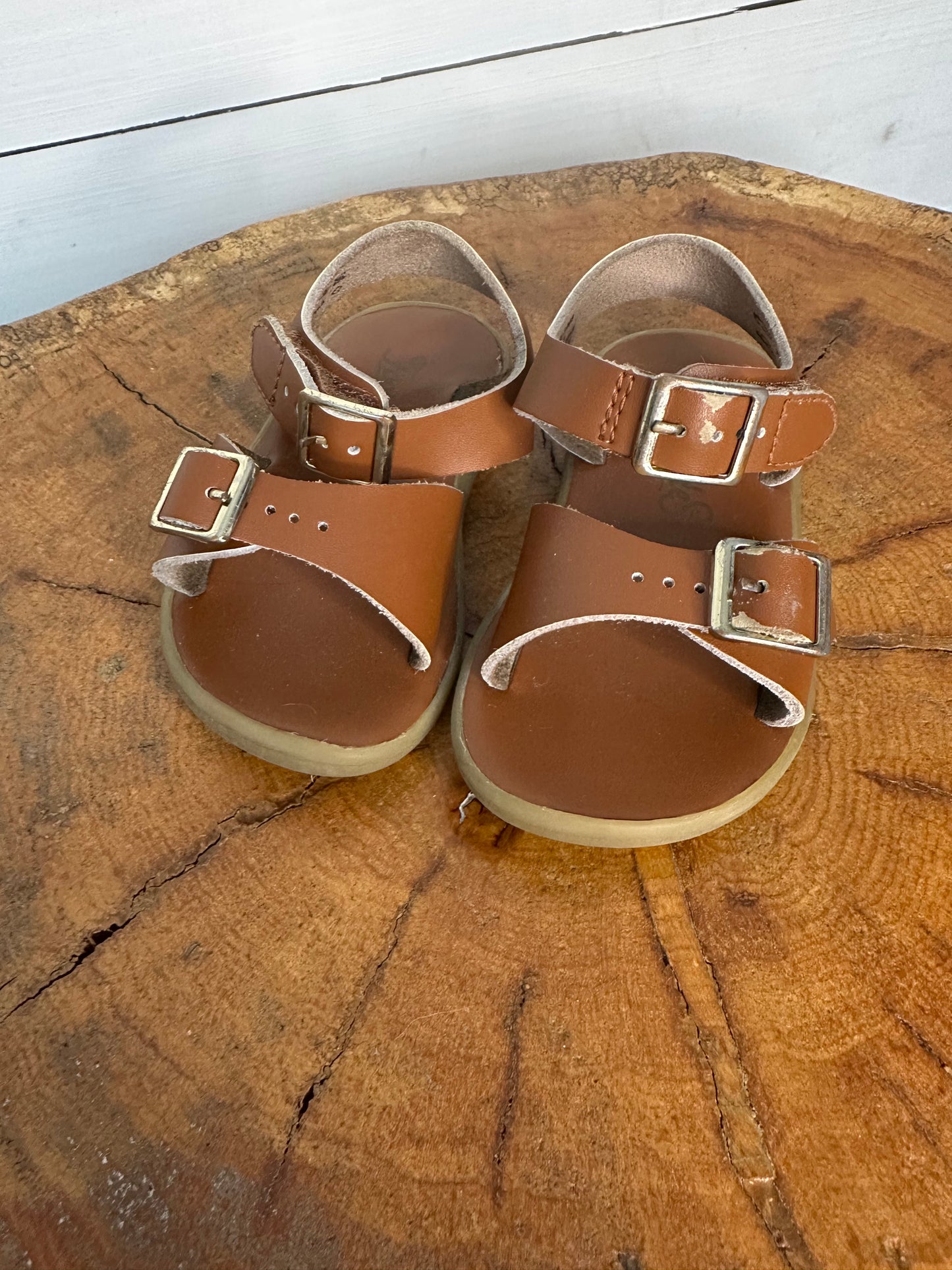 5  - Footmates - Brown Leather Sandal