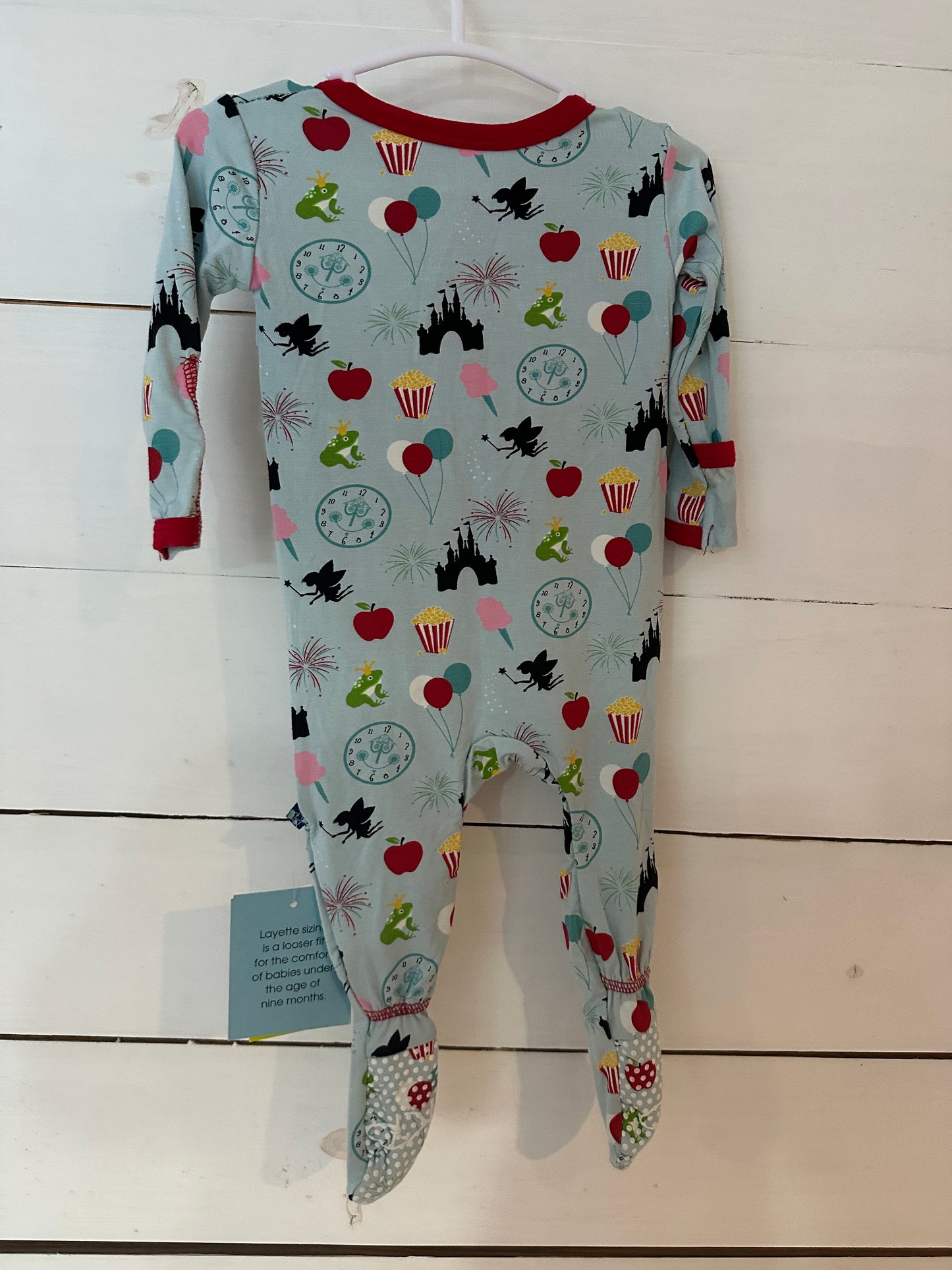 3-6M - Little Kickees NWT Magic Kingdom Jammies